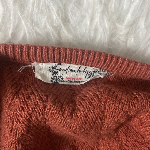 Free People ~ orange tank - Picture 3 of 5